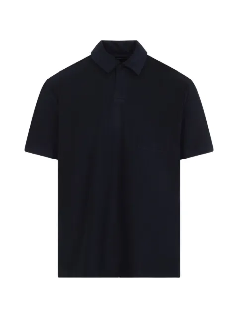 Ralph Lauren Purple Label pocket polo shirt Blue 790P06477001