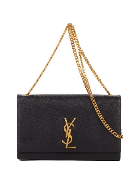 Saint Laurent Pre-Owned Kate chain-strap leather shoulder bag Black PLB3640210615
