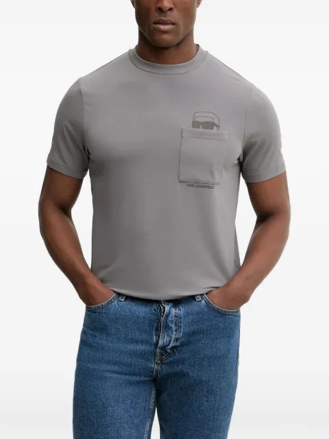 Karl Lagerfeld graphic-print T-shirt Grey 755047561221