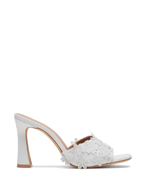 Malone Souliers Roxanne floral leather sandals White ROXANNE9012