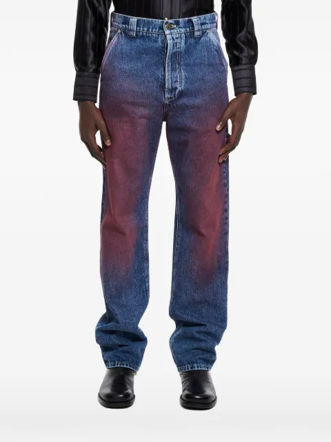 Winnie NY straight-leg dyed jeans Blue WIFW23PA04320372