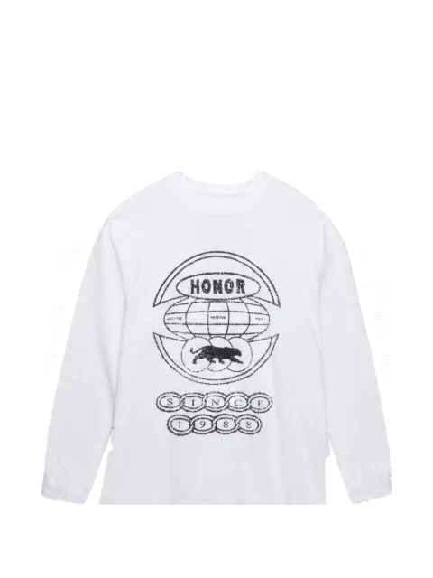 Honor The Gift Global logo-print T-shirt White HTG250545WHIT