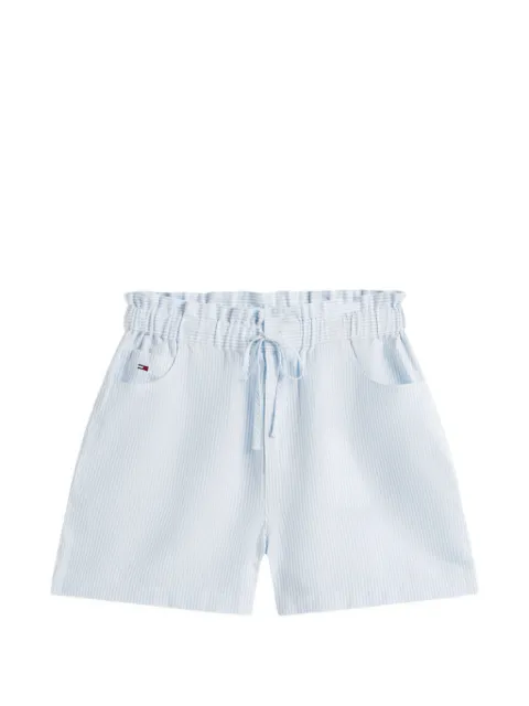 Tommy Hilfiger striped-pattern drawstring-fastening shorts Blue DW0DW222270A6