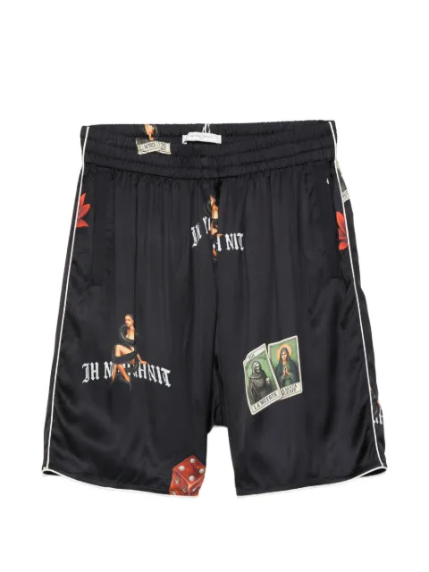 Ih Nom Uh Nit graphic-print shorts Black NUS26362009