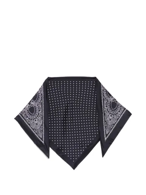 Cenere GB paisley-print bandana Blue SENSTRINAVY