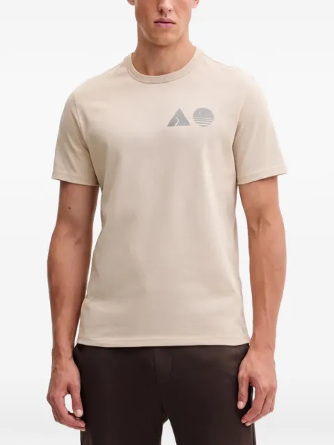 BOGNER Fire+Ice print crew-neck T-shirt Neutrals 54369760764