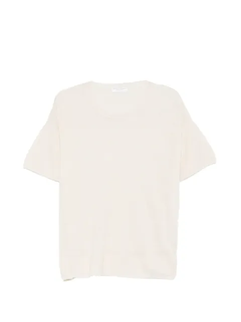 Majestic Filatures round neck short-sleeve T-shirt Neutrals KE6K194FPU782