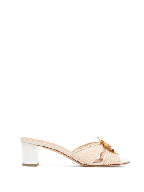 Malone Souliers Suri floral-detail sandals Neutrals SURI451