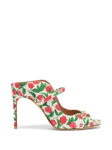 Malone Souliers tulip print sandals White NOAH9042
