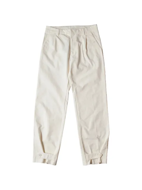 Winnie NY straight-leg buttoned trousers White WNYSS23TRS03IVY