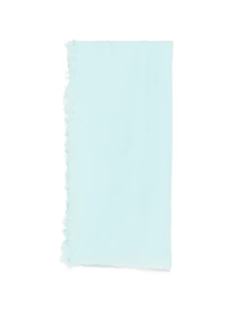 Destin frayed scarf Blue NKIKAQUADUMI