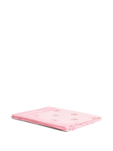 Tommy Hilfiger striped-pattern scarf Pink AW0AW18346TOR