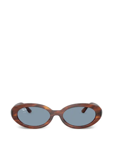Ray-Ban oval-frame sunglasses Brown RB2223