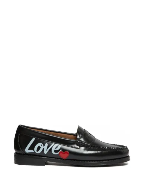 G.H.Bass Easy Weejuns Love Note penny loafers Black BA41785L000