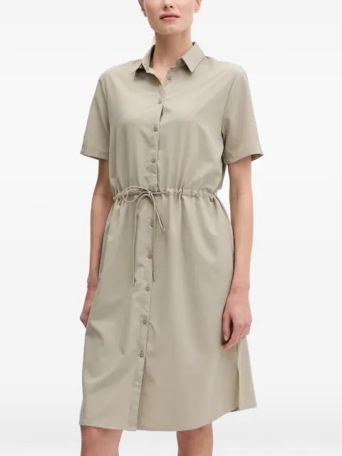JACK WOLFSKIN Waimea button drawstring short dress Neutrals A63887