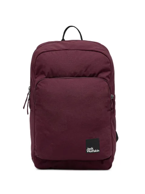 JACK WOLFSKIN Terraview logo-patch zip-around backpack Purple A64867