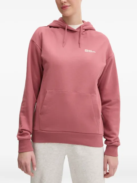 JACK WOLFSKIN logo hoodie Pink A63848