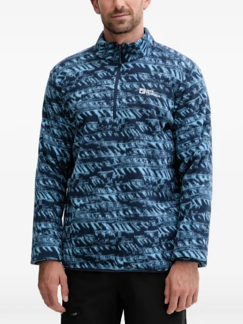 JACK WOLFSKIN Big Sky half-zip sweater Blue A65447