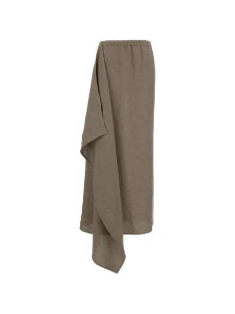 Dusan draped maxi skirt Neutrals U1616GNATURAL