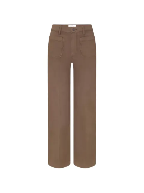 FRAME The Refined patch pocket jeans Brown 3009236