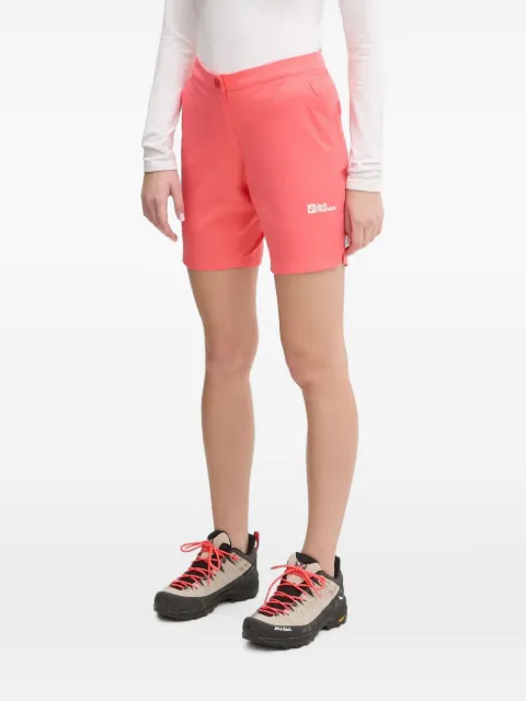 JACK WOLFSKIN Hiking Alpine button-fastening shorts Pink 1509141