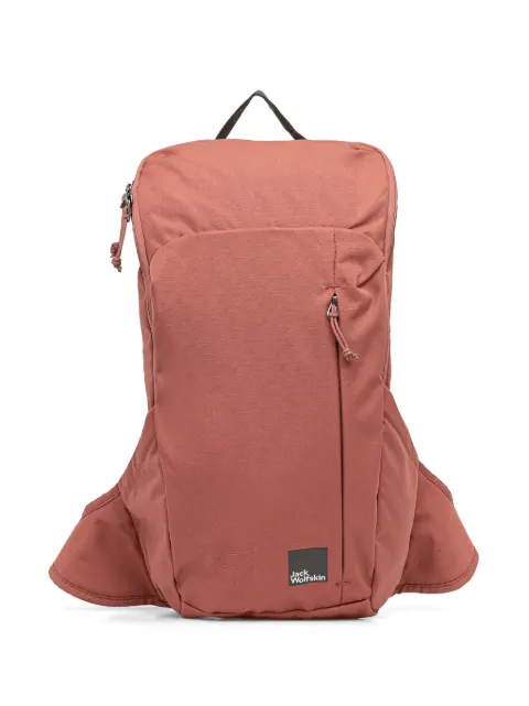 JACK WOLFSKIN Waimea logo-patch zip-fastening backpack Red A64019