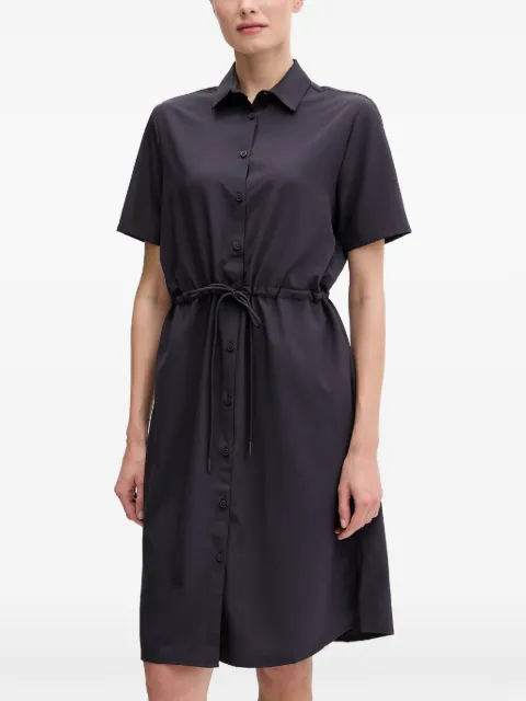 JACK WOLFSKIN drawstring shirt dress Black A63887