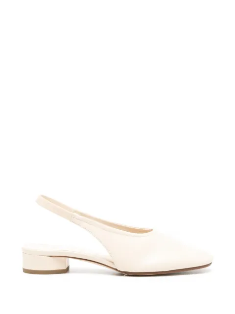 Aeyde Dua backstrap leather pumps Neutrals DUA