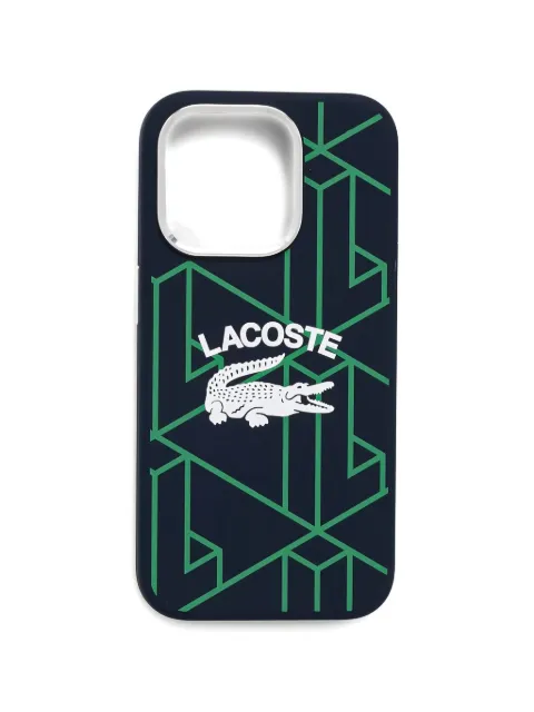 Lacoste iPhone 15 case Blue LCHMP15LSBIV