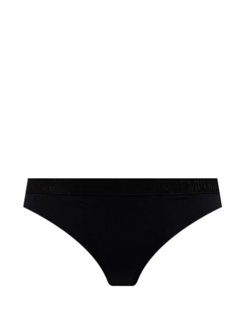Armani Exchange logo-waistband briefs Black AF10891EW000403
