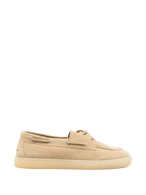 Copenhagen embossed-logo boat shoes Neutrals S6CPH160MSUESCR