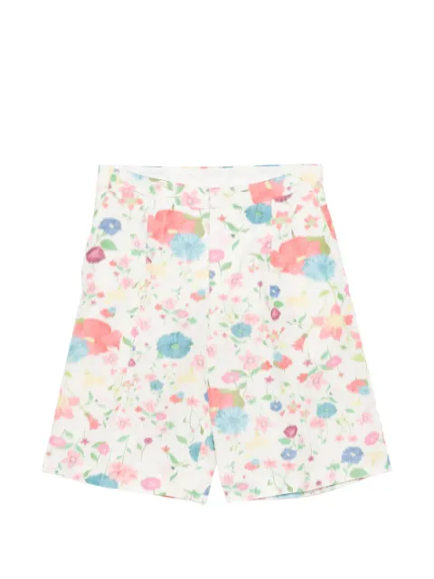 Walter Van Beirendonck all-over floral-print shorts White 2020