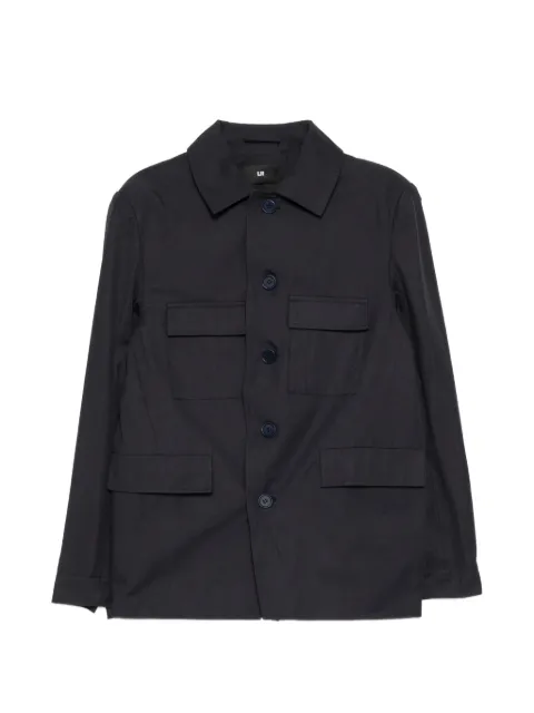 LII multi-pocket shirt jacket Blue SS26UO104NAVY