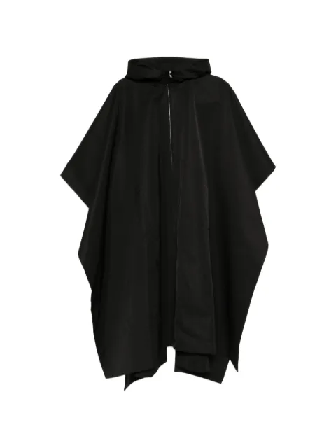 LII hooded zip-up coat Black SS26UO207BLACK