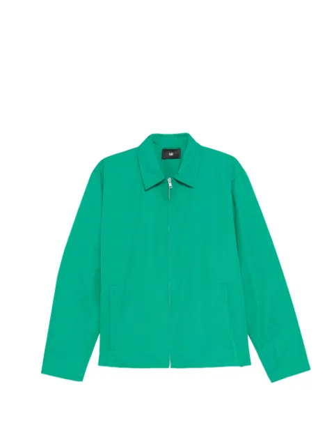 LII zip-up shirt jacket Green SS26UO105GREEN