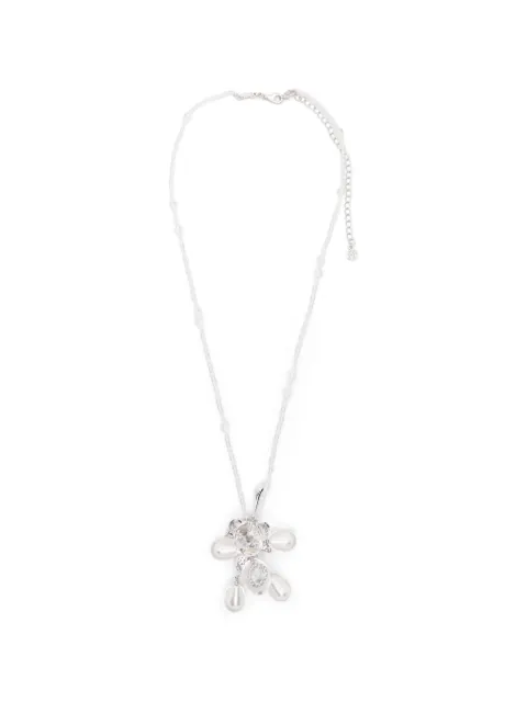 YVMIN bear-embellishment necklace Silver 26215TSP00NN