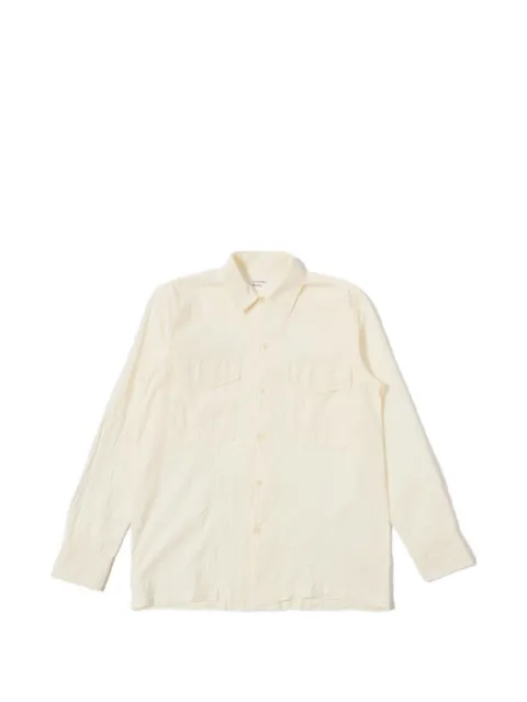 Universal Works pocket attendant shirt White 34560