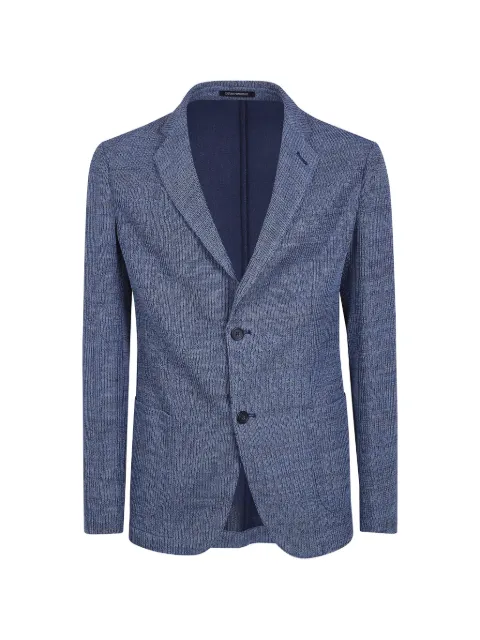 Emporio Armani single-breasted blazer Blue EM000437AF25310