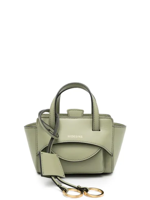 HIDESINS xs charm-detail tote bag Green FL14TRSGE
