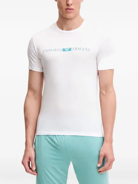 Armani Exchange logo-print T-shirt White AF10774EM000379