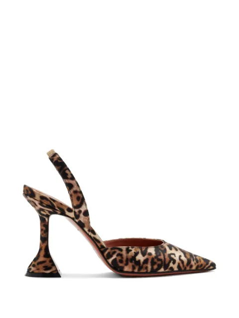 Amina Muaddi Holli heeled sandals Neutrals 16S365966HOL