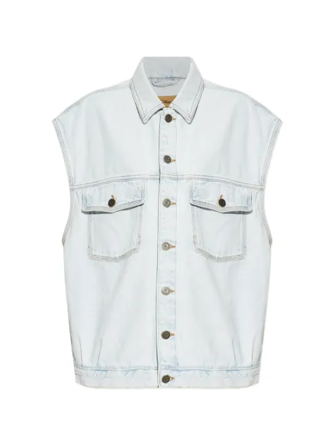 American Vintage American Vintage vest Blue JOY16LE26