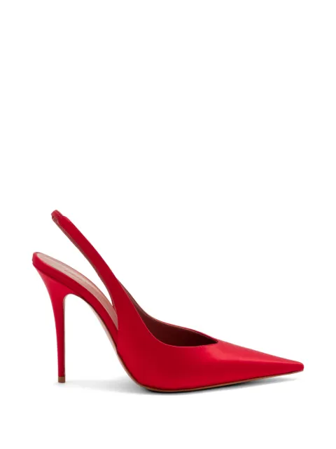 Amina Muaddi 105mm Anok heeled pumps Red 16S365873ANO