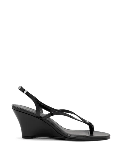 Gimaguas 75mm leather heeled sandals Black FWS254823101