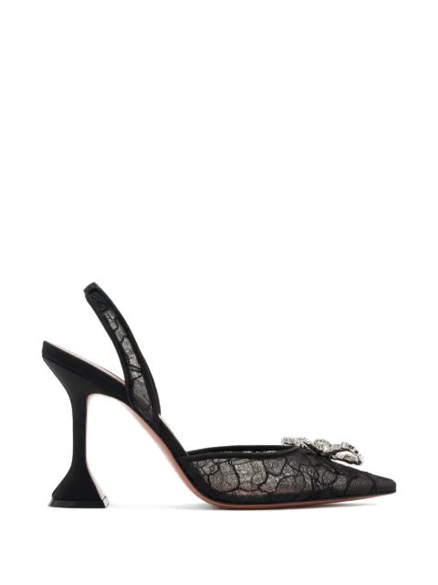 Amina Muaddi 95mm Rosie pumps Black 16S365945ROS