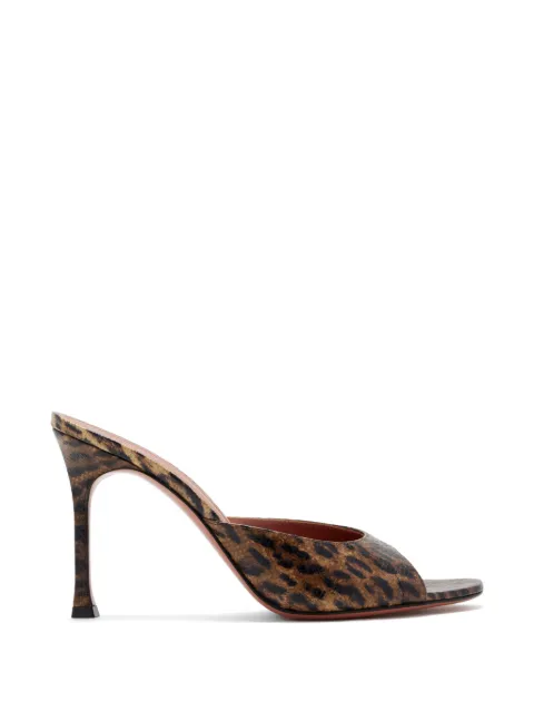 Amina Muaddi 95mm Alexa mules Black 16S365859ALE
