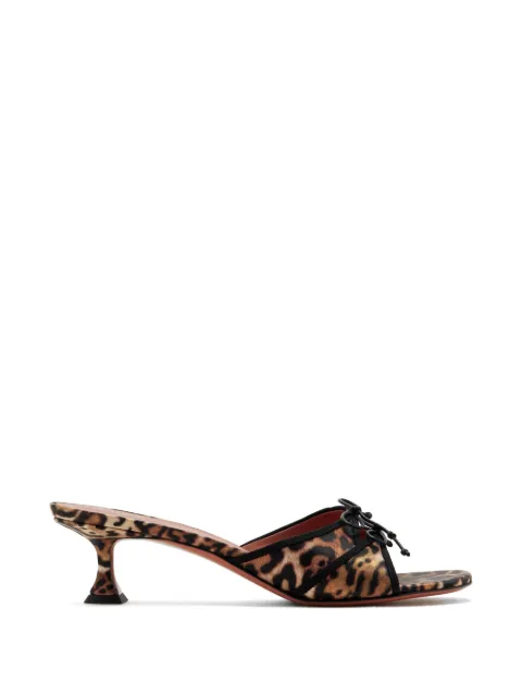Amina Muaddi 45mm Eleonora mules Neutrals 16S365976ELE