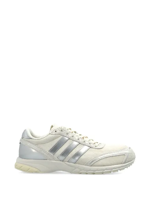 adidas Adizero Adios three-stripes lace-up fastening sneakers Neutrals IH4512