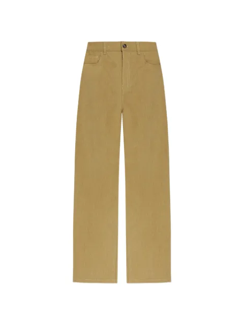 Róhe button-fastening trousers Brown 41931278