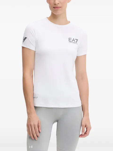Ea7 Emporio Armani logo-print T-shirt White TJEMZ8NTT70